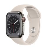  Apple Watch Series 8 Graphite Stainless Steel Case with Sport Band 