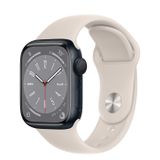 Apple Watch Series 8 Midnight Aluminum Case with Sport Band