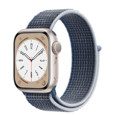 Apple Watch Series 8 Starlight Aluminum Case with Sport Loop