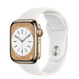  Apple Watch Series 8 Gold Stainless Steel Case with Sport Band 