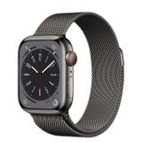  Apple Watch Series 8 Graphite Stainless Steel Case with Milanese Loop 