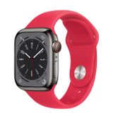  Apple Watch Series 8 Graphite Stainless Steel Case with Sport Band 