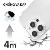 Ốp lưng DEKEY Magic Cover Ultral Crystal cho iPhone 16 Pro Mã