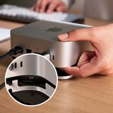Đế kiêm Hub chuyển đổi Satechi Mac Mini M4 Stand & Hub with SSD Enclosure