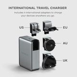 Củ sạc Satechi 145W USB-C 4-Port GaN Travel Charger