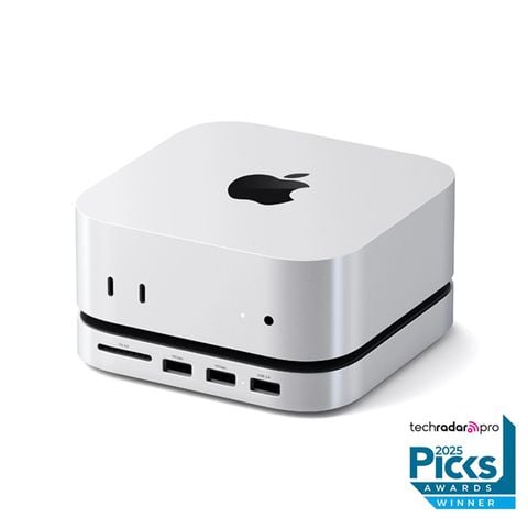 Đế kiêm Hub chuyển đổi Satechi Mac Mini M4 Stand & Hub with SSD Enclosure 