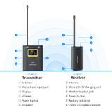  Microphone Không Dây K&F WM10 