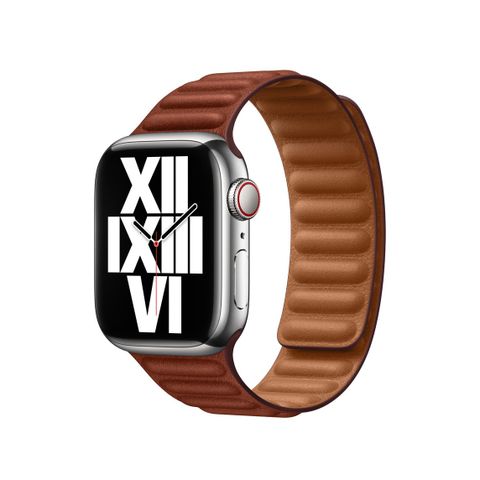 Dây đeo Apple Watch 45mm Leather Link