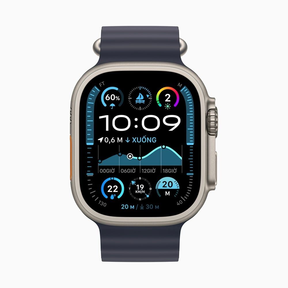  Apple Watch Ultra 2 2024 49mm Titanium Natural Ocean Band 