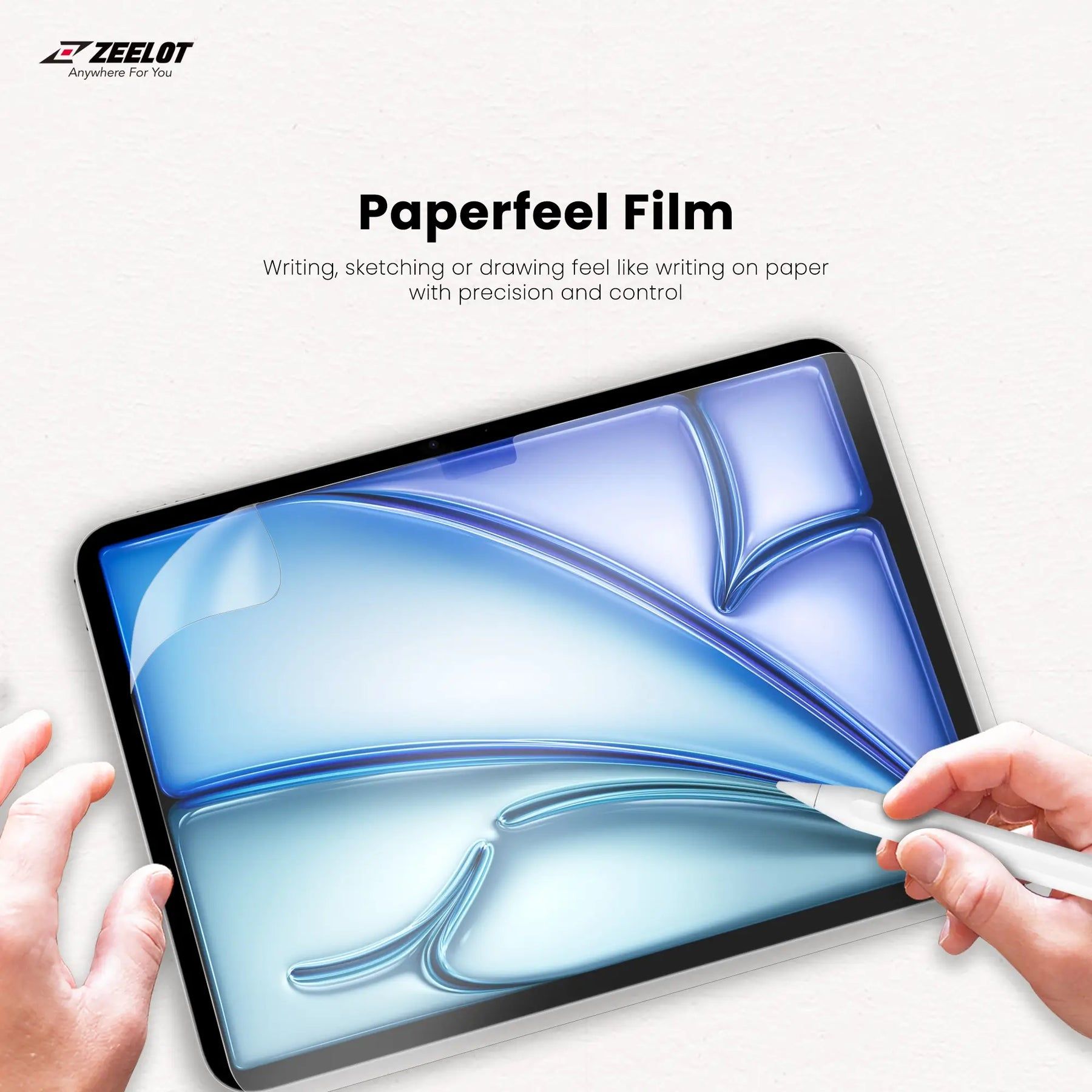 Miếng dán màn hình Zeelot Paperlike cho iPad Air 11inch M2 2024 Smartzone