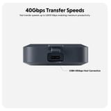  Box Ổ Cứng SSD Hyperdrive Next USB4 NVME SSD Enclosure – HD5001GL 