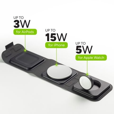 Đế sạc Mophie 3-in-1 Travel