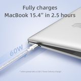 Cáp Innostyle Powerflex USB-C 1,5m 60W