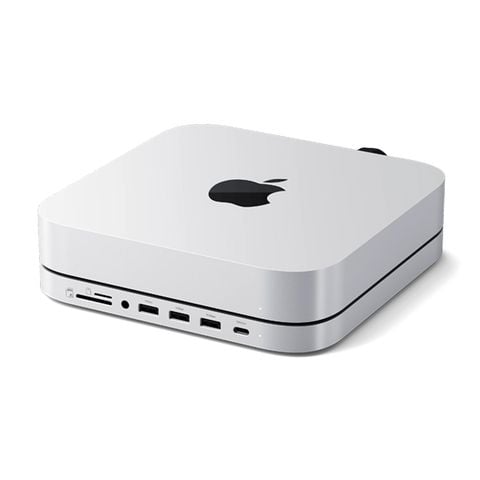  Đế kiêm Hub chuyển đổi Satechi Stand & Hub For Mac Mini / Studio With NVMe SSD Enclosure 