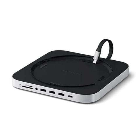  Đế kiêm Hub chuyển đổi Satechi Stand & Hub For Mac Mini / Studio With NVMe SSD Enclosure 