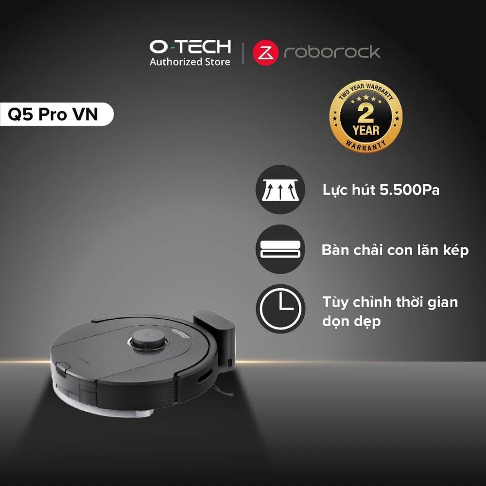  Robot hút bụi lau nhà Roborock Q5 Pro Plus 