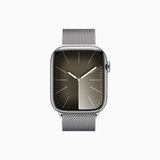  Apple Watch Series 9 GPS + Cellular, Stainless Steel Case 45mm, Milanese Loop 