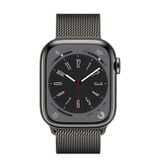  Apple Watch Series 8 Graphite Stainless Steel Case with Milanese Loop 