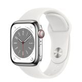  Apple Watch Series 8 Silver Stainless Steel Case with Sport Band 