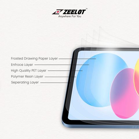 Miếng dán màn hình Zeelot Paperlike cho iPad
