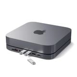 Đế kiêm Hub chuyển đổi Satechi Type-C Aluminum Stand 7in1 cho Mac Mini