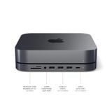 Đế kiêm Hub chuyển đổi Satechi Type-C Aluminum Stand 7in1 cho Mac Mini