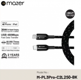Cáp Mazer Power.link II USB-C to Lightning PD30W (2.5M)
