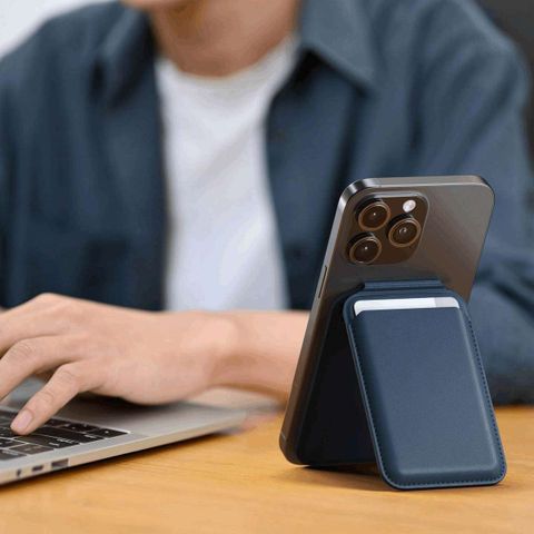 Ví kiêm giá đỡ Satechi Vegan-Leather Magnetic Wallet Stand