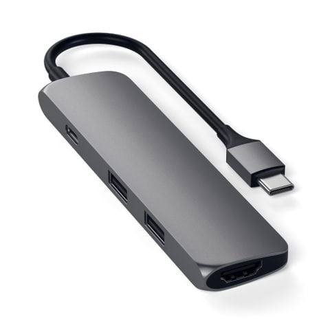  Adapter chuyển đổi Satechi USB-C Slim Multi-Port 4in1 4K 