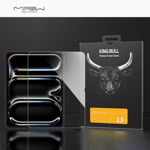  Miếng dán cường lực Mipow Kingbull HD Premium cho iPad Pro 2024 M4 