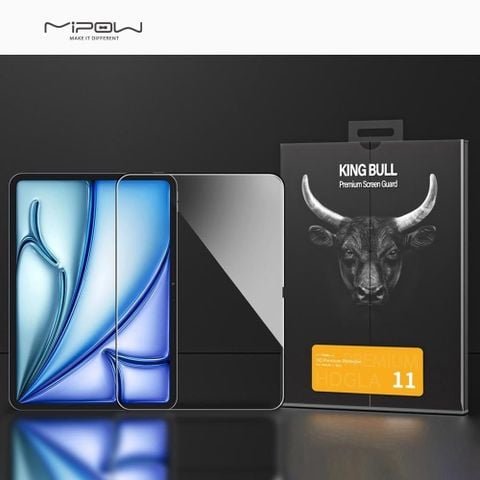  Miếng dán cường lực Mipow Kingbull HD Premium cho iPad Air 2024 M2 