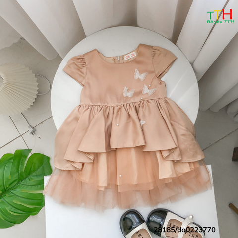  Đầm Tay Chuông Bèo Cong 2-8t 