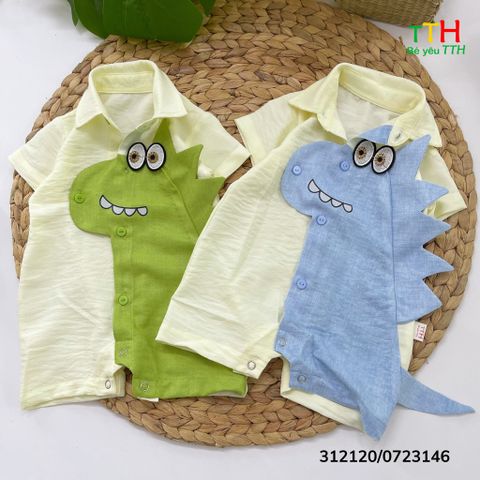  Body Bé Trai Khủng Long 3-12m 