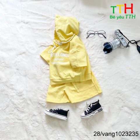  BỘ THUN BÉ GÁI HOODIE 2-8 