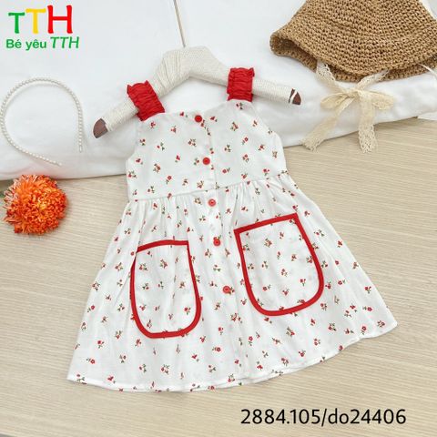  Đầm dây cho bé yêu từ 2-8t 