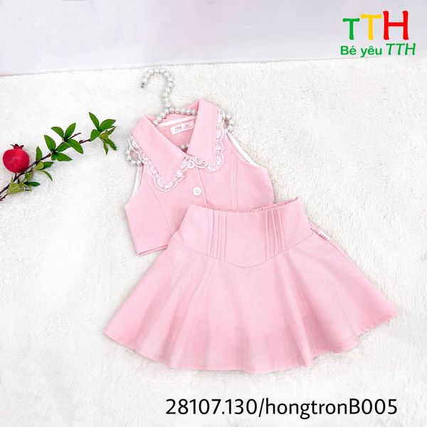  sét áo cổ sen + váy xòe 2-8 