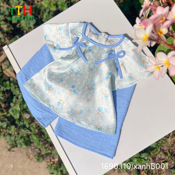  sét bà ba tay loe+quần 1-6t 