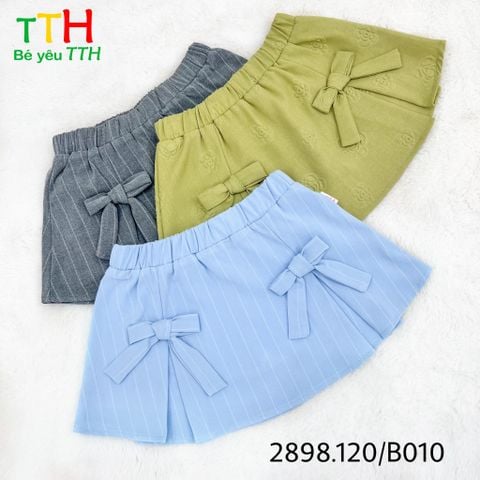  set bé gái 2 dây, xếp ly thân + váy 2-8 