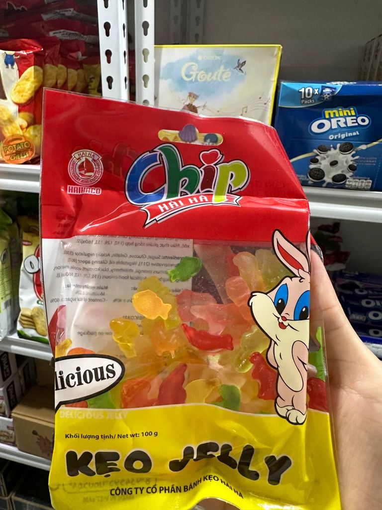 Kẹo dẻo jelly chip 100g – happymart