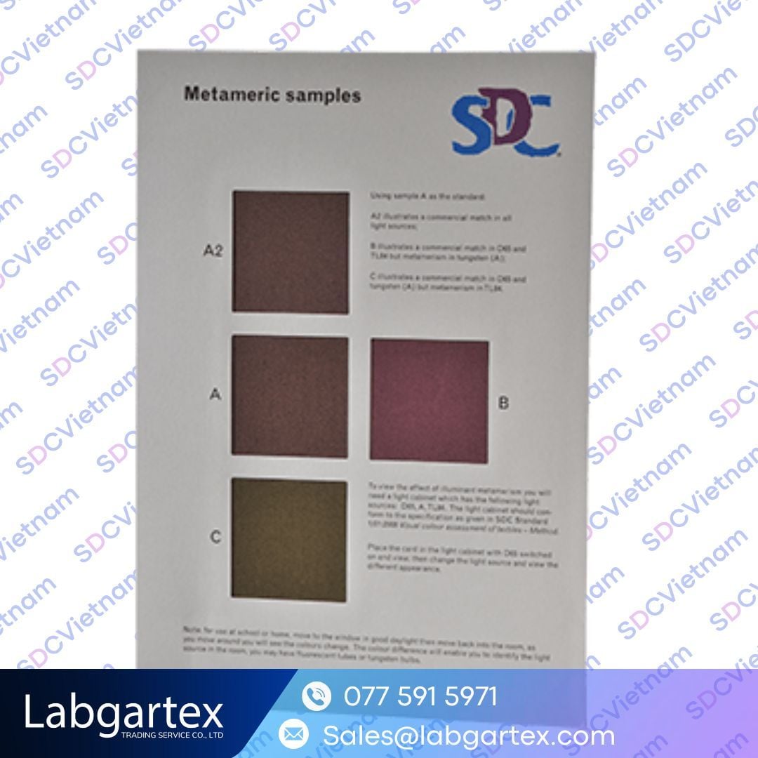  Ảnh chuẩn đồng phân SDC Metameric Samples 