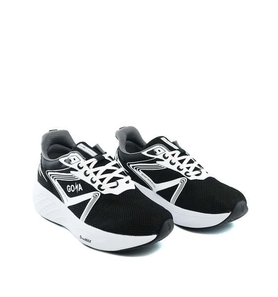  Giày Chạy Bộ GOYA Strides 2 Màu Đen Đế Trắng 