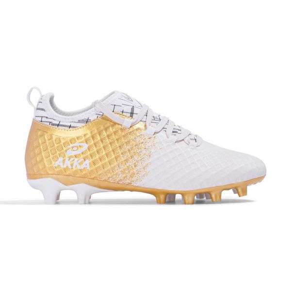  GIÀY ĐÁ BÓNG AKKA SPEED2 - FG - TRẮNG/ĐỒNG 