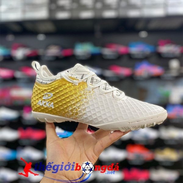  GIÀY ĐÁ BÓNG AKKA SPEED2 - TRẮNG/ĐỒNG 