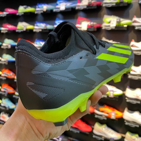  ADIDAS X CRAZYFAST INJ.3 FG ĐEN/XANH NEON - IG0758 