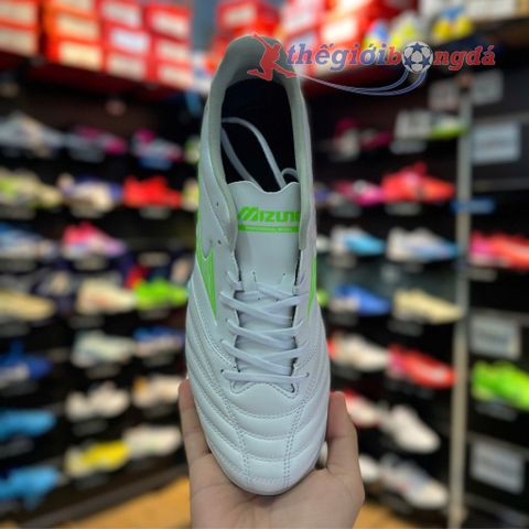  MIZUNO MORELIA NEO IV PRO AS (NEO 4 ĐẾ MỚI) TRẮNG/XANH LÁ - P1GD253537 