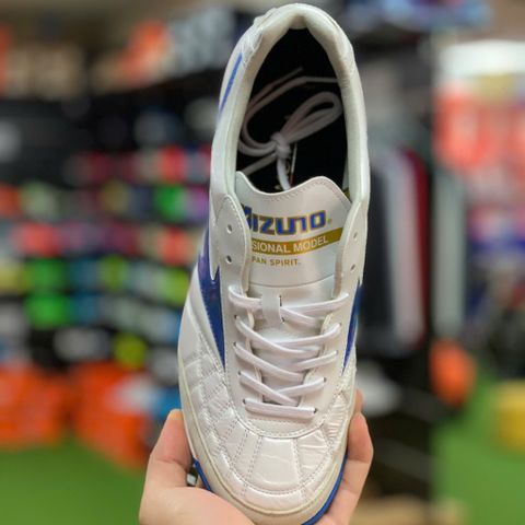  MIZUNO MORELIA SALA MADE IN JAPAN - TRẮNG/XANH - Q1GB241125 