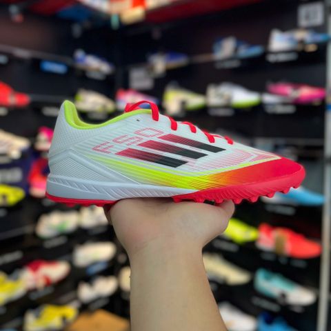  ADIDAS F50 LEAGUE PURE VICTORY TF - TRẮNG/ĐỎ - IE1231 