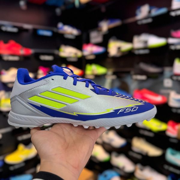  ADIDAS F50 MESSI LEAGUE LA VIDA RAPIDA TF - BẠC/XANH - IH0919 