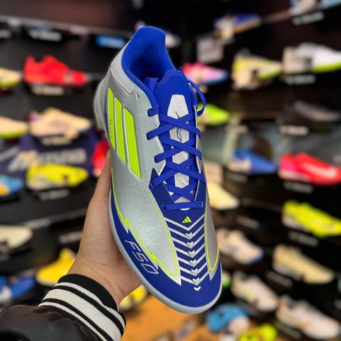  ADIDAS F50 MESSI LEAGUE LA VIDA RAPIDA TF - BẠC/XANH - IH0919 