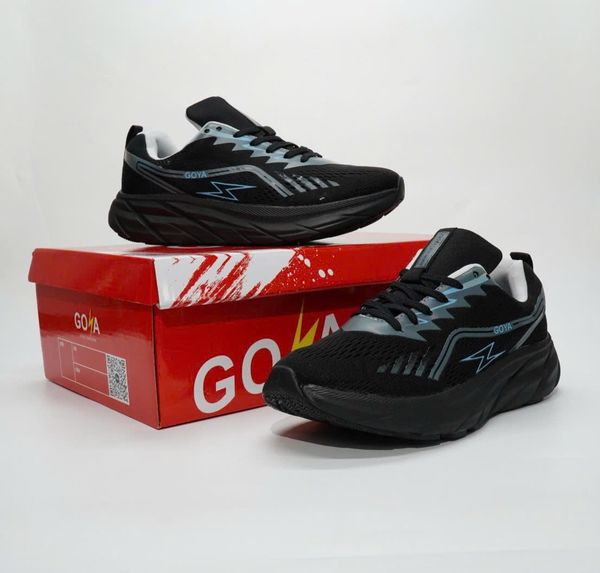  Giày Chạy Bộ Goya Training Plus 2024 Full Đen V1 